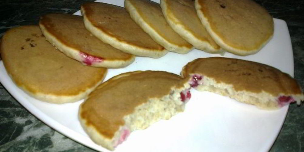 Как приготовить овсяные оладьи с клюквой