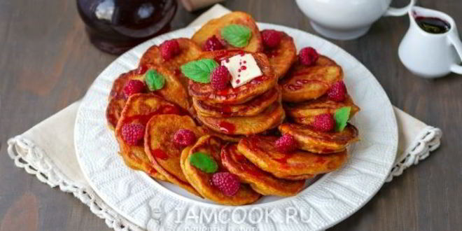 Рецепт постные оладьи из тыквы