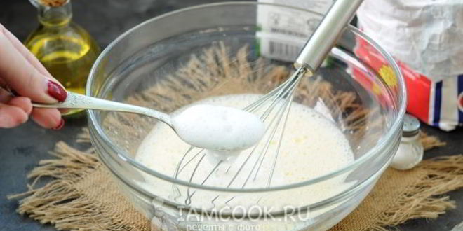 Рецепт пышные оладьи на соде без дрожжей