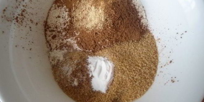 Рецепт шоколадные оладьи с ревеневым соусом