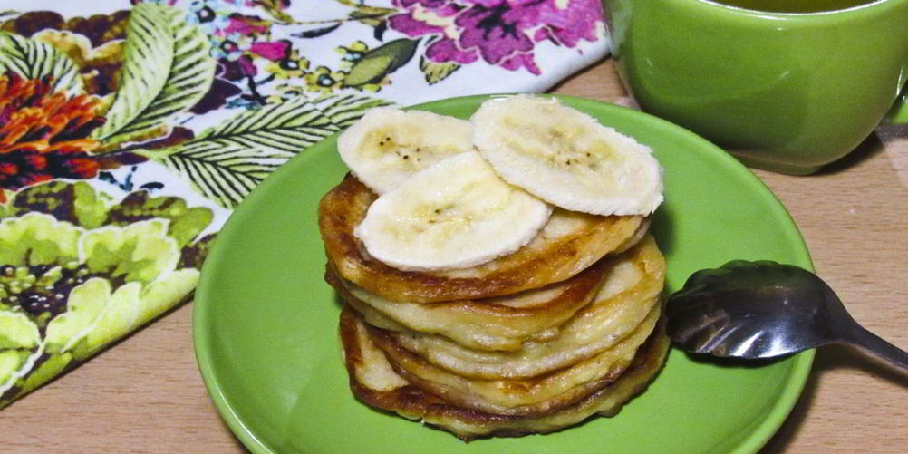 Как приготовить творожно-банановые оладьи
