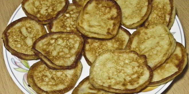 Рецепт творожно-банановые оладьи