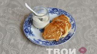 Рецепт Творожно-ванильные оладьи