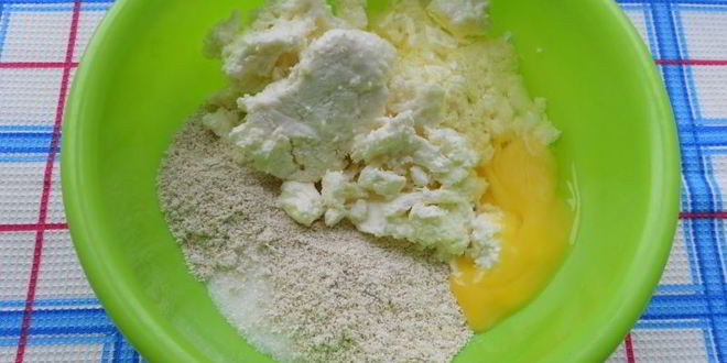 Рецепт творожные оладьи с овсянкой и бананом