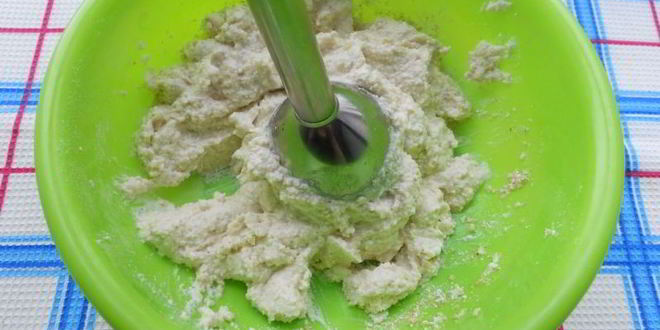 Рецепт творожные оладьи с овсянкой и бананом