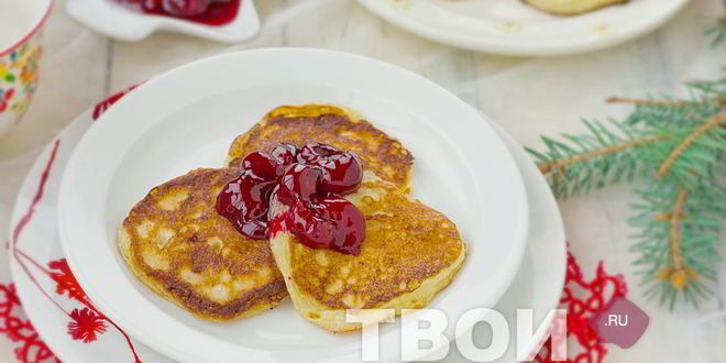 Рецепт творожных оладий