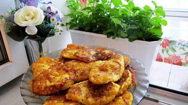 Рецепт Тыквенные оладьи с пшенкой