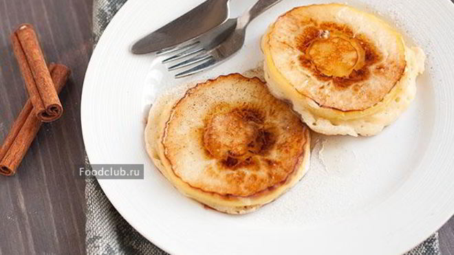 Рецепт Яблочные оладьи