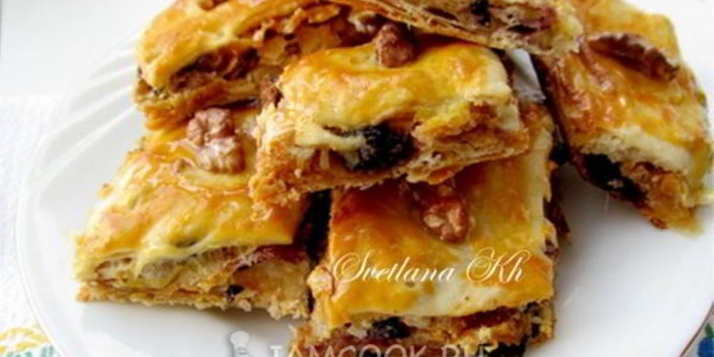 Как приготовить пахлава медовая