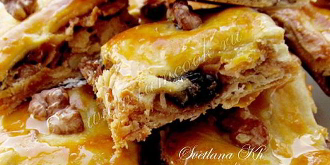 Рецепт пахлава медовая