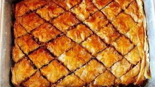 Рецепт Пахлавы ны слоенома тесте