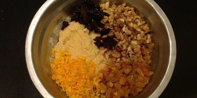 Рецепт бискотти — печенье с орехами и изюмом