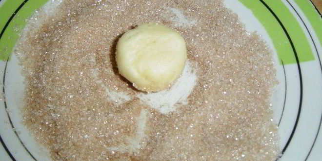 Рецепт быстрое печенье в корично-сахарной панировке