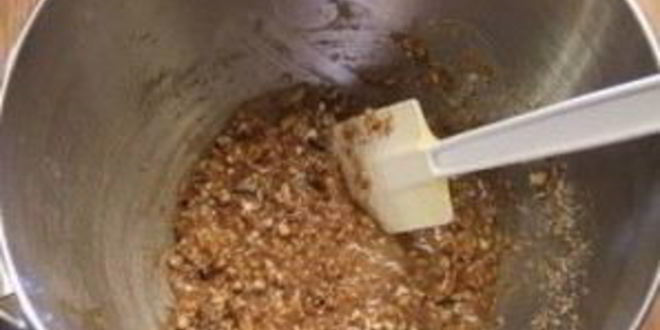 Рецепт двухслойное печенье с орехами