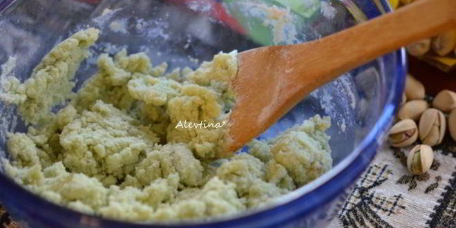 Рецепт фисташковое песочное печенье