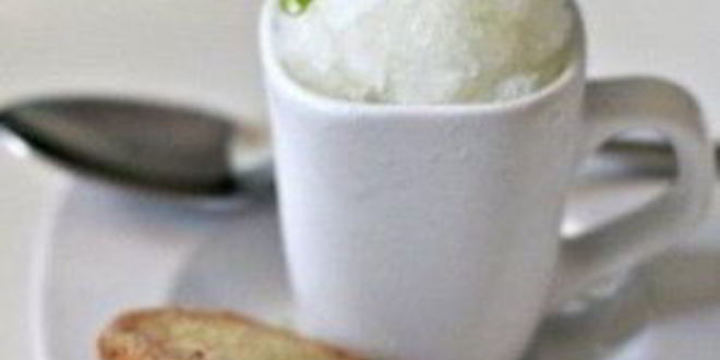 Рецепт гранита из лайма с фисташковым печеньем