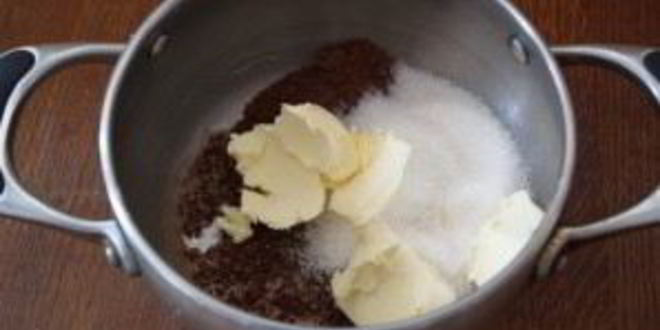 Рецепт колбаска из печенья и какао