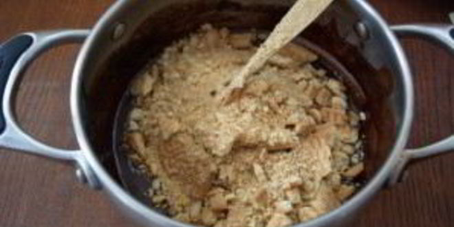 Рецепт колбаска из печенья и какао