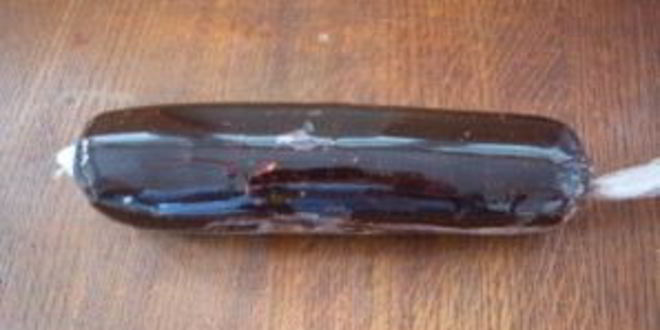 Рецепт колбаска из печенья и какао