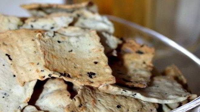 Рецепт Крекеры с оливками и розмарином