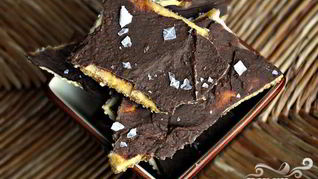 Рецепт Крекеры с шоколадом и карамелью