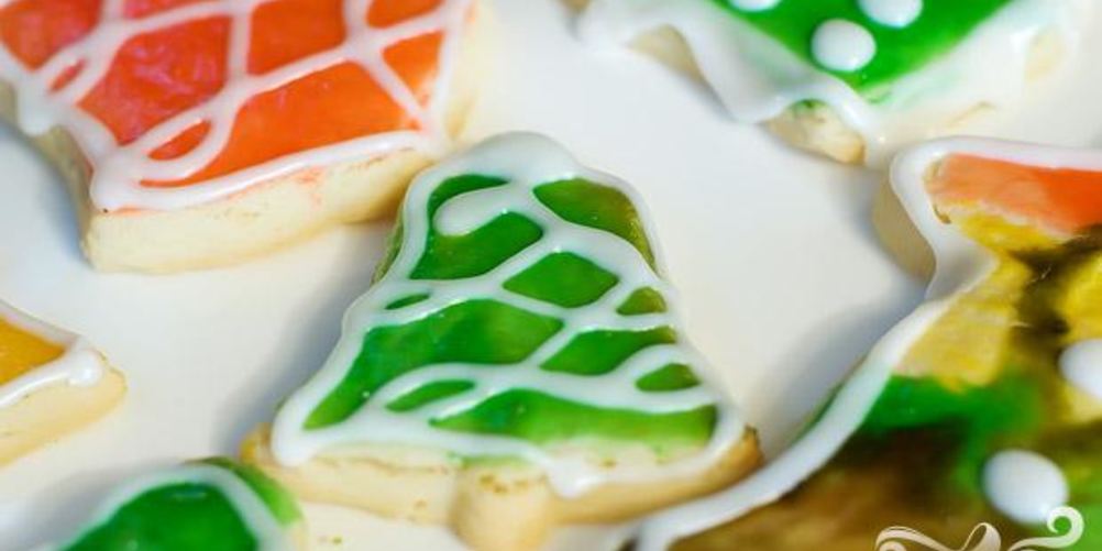 Как приготовить новогоднее печенье с глазурью