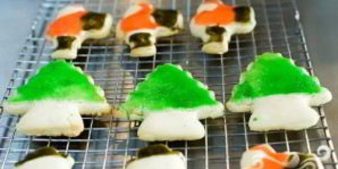 Рецепт новогоднее печенье с глазурью