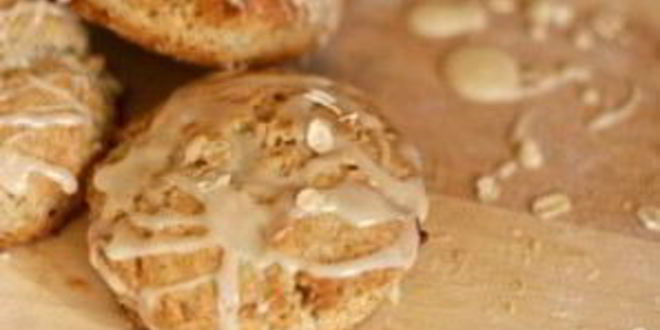 Рецепт овсяное печенье с кленовой глазурью