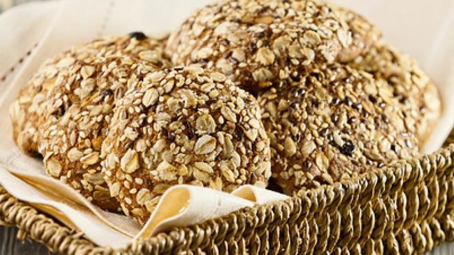 Рецепт Овсяное печенье с кунжутом