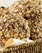 Овсяное печенье с кунжутом