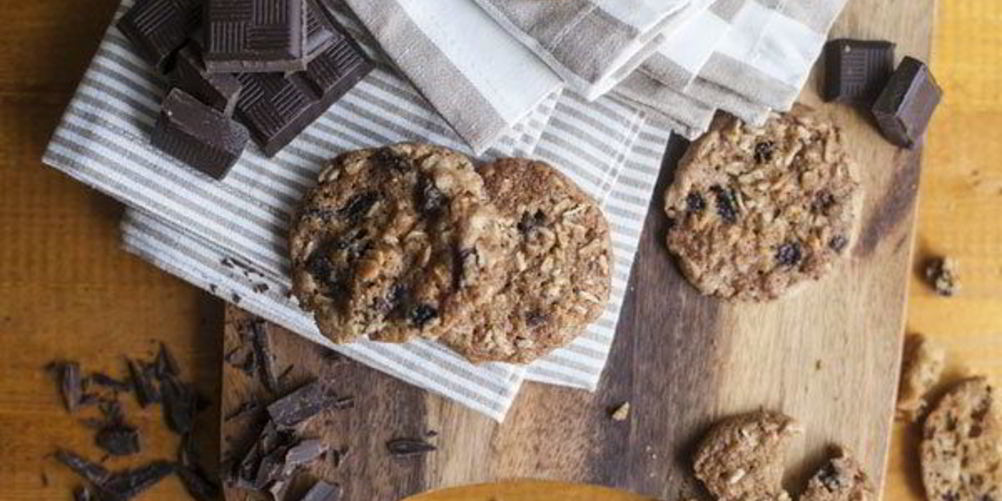 Как приготовить овсяное печенье с кусочками шоколаду