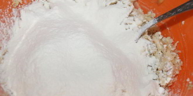 Рецепт овсяное печенье с творогом и яблоком