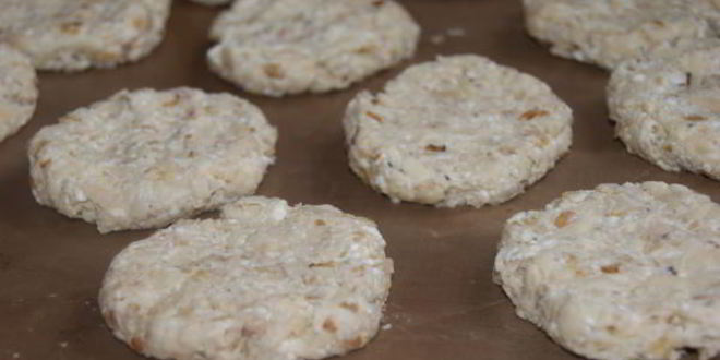 Рецепт овсяное печенье с творогом и яблоком