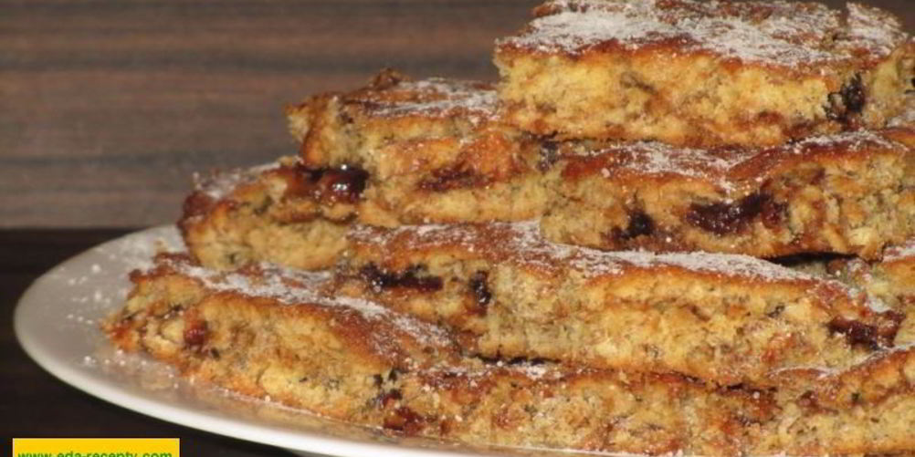 Как приготовить овсяное печенье с вареньем