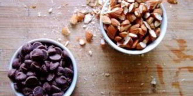 Рецепт печенье двойной шоколад с миндалем