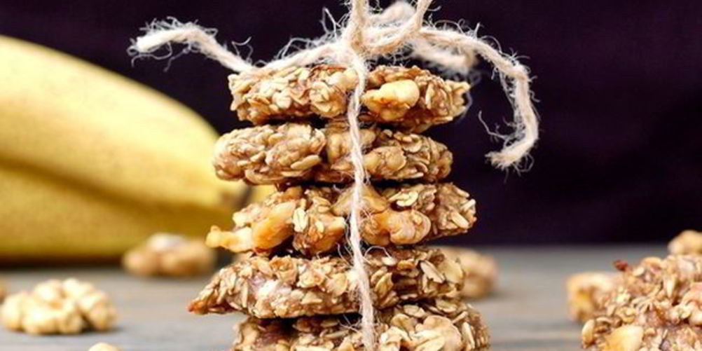 Рецепт овсяное печенье с кунжутом