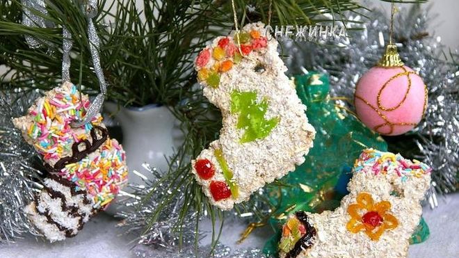 Рецепт Печенье-коржики Рождественский сапожок
