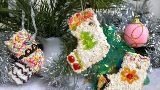 Рецепт Печенье-коржики Рождественский сапожок