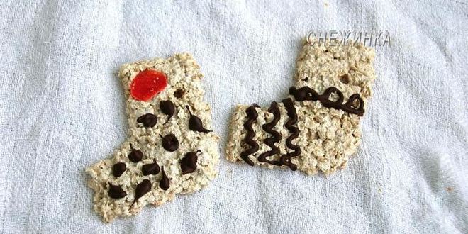 Рецепт печенье-коржики рождественский сапожок