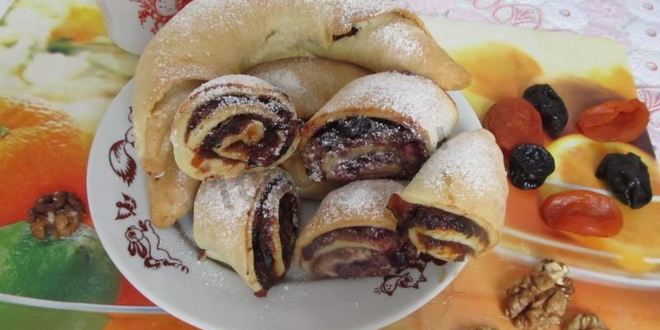 Рецепт печенье куфлики из несладкого теста на сметане