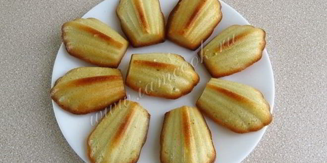 Рецепт печенье мадлен