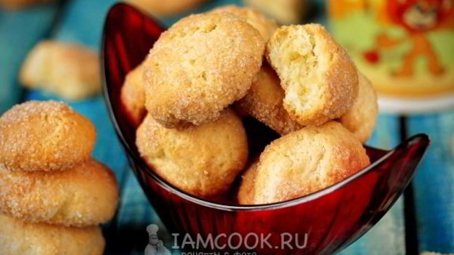 Рецепт Печенье на сметане