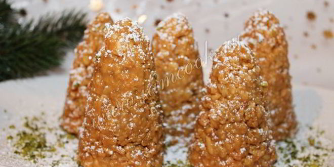 Рецепт печенье новогодние шишки