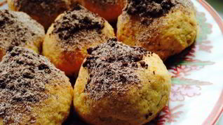 Рецепт Печенье песочное с тыквой и шоколадом