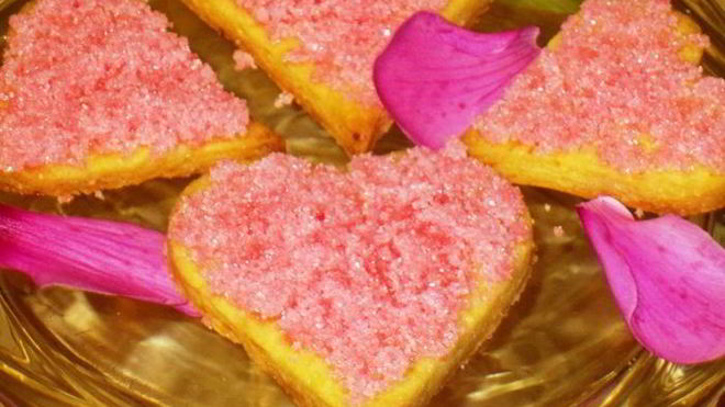 Рецепт Печенье Розовые кристаллики