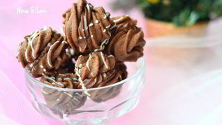 Рецепт Печенье с кремом Шоколадный поцелуй