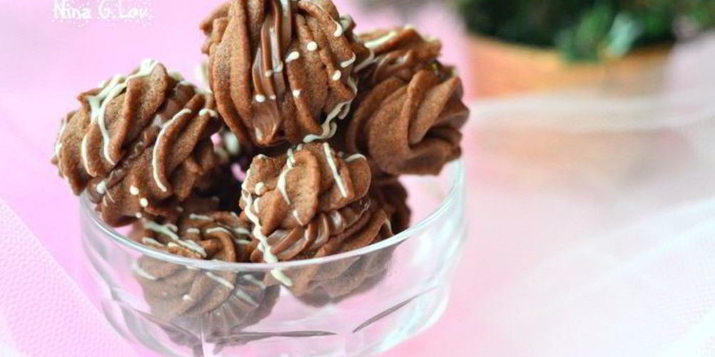 Как приготовить печенье с кремом шоколадный поцелуй