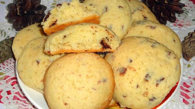 Рецепт Печенье с кусочками шоколада