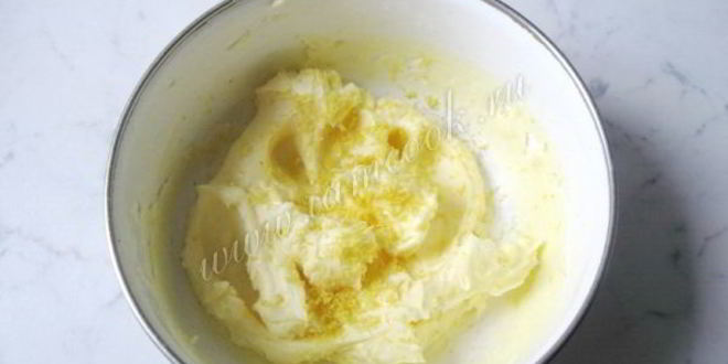 Рецепт печенье с лимонной цедрой