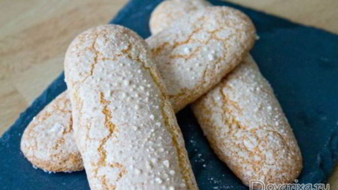 Рецепт Печенье Савоярди